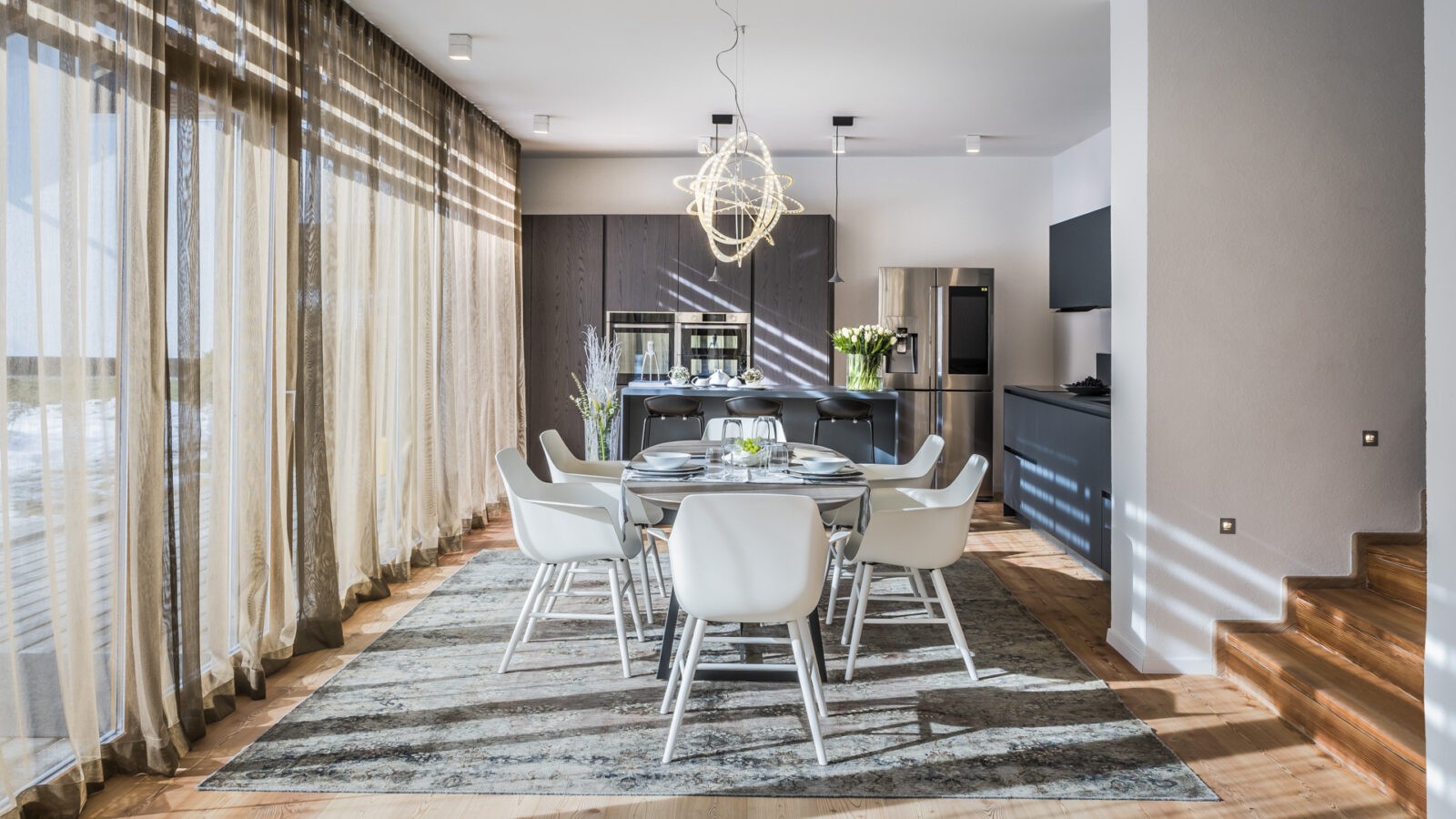 cucina e sala da pranzo Rubner Haus